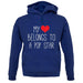 My Heart Belongs To A Pop Star unisex hoodie