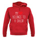 My Heart Belongs To A Sailor unisex hoodie