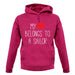 My Heart Belongs To A Sailor unisex hoodie