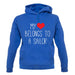 My Heart Belongs To A Sailor unisex hoodie