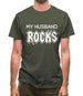 My Husband Rocks Mens T-Shirt