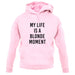 My Life Is A Blonde Moment unisex hoodie