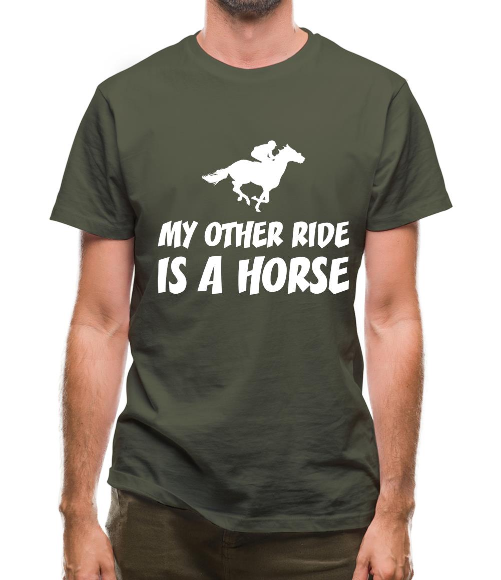 My Other Ride Is A Horse Mens T-Shirt