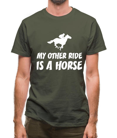 My Other Ride Is A Horse Mens T-Shirt