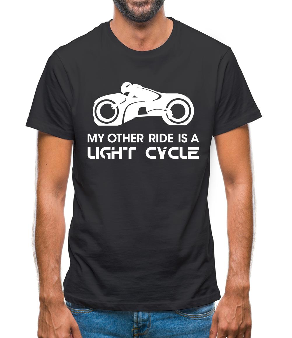 My Other Ride Is A Light Cycle Mens T-Shirt