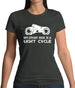 My Other Ride Is A Light Cycle Womens T-Shirt