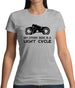 My Other Ride Is A Light Cycle Womens T-Shirt