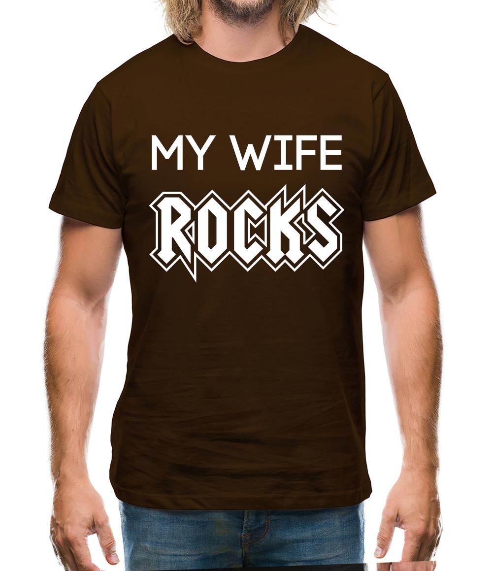 My Wife Rocks Mens T-Shirt
