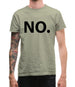 No Mens T-Shirt