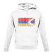 Nagorno-Karabakh Barcode Style Flag unisex hoodie