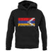 Nagorno-Karabakh Barcode Style Flag unisex hoodie