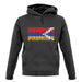 Nagorno-Karabakh Barcode Style Flag unisex hoodie