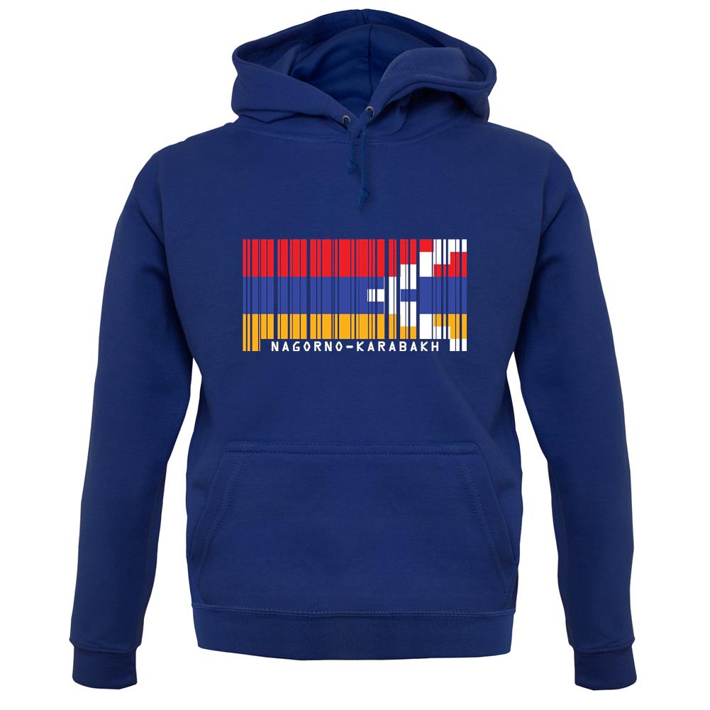 Nagorno-Karabakh Barcode Style Flag unisex hoodie