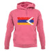 Nagorno-Karabakh Grunge Style Flag unisex hoodie
