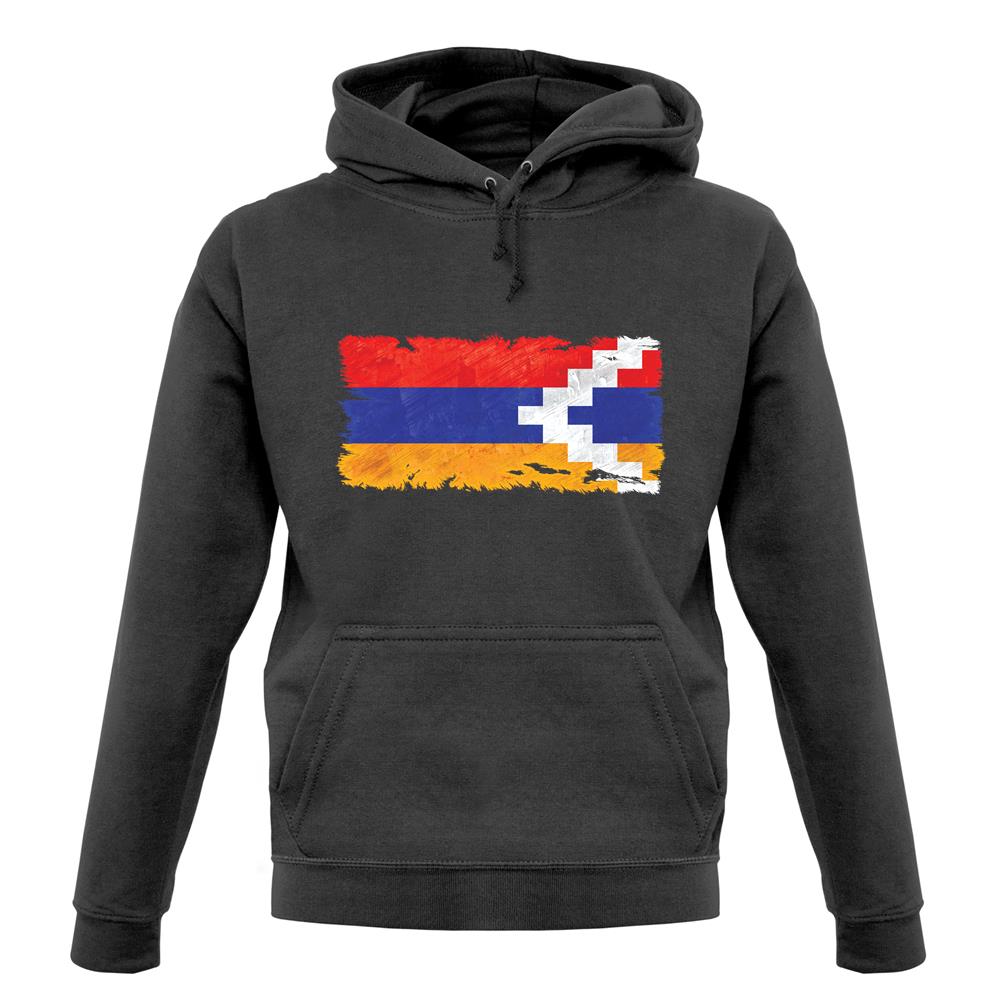 Nagorno-Karabakh Grunge Style Flag unisex hoodie