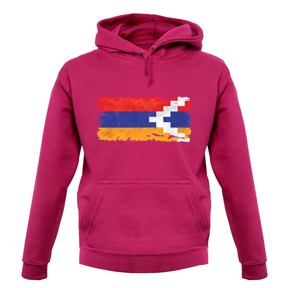 Nagorno-Karabakh Grunge Style Flag unisex hoodie
