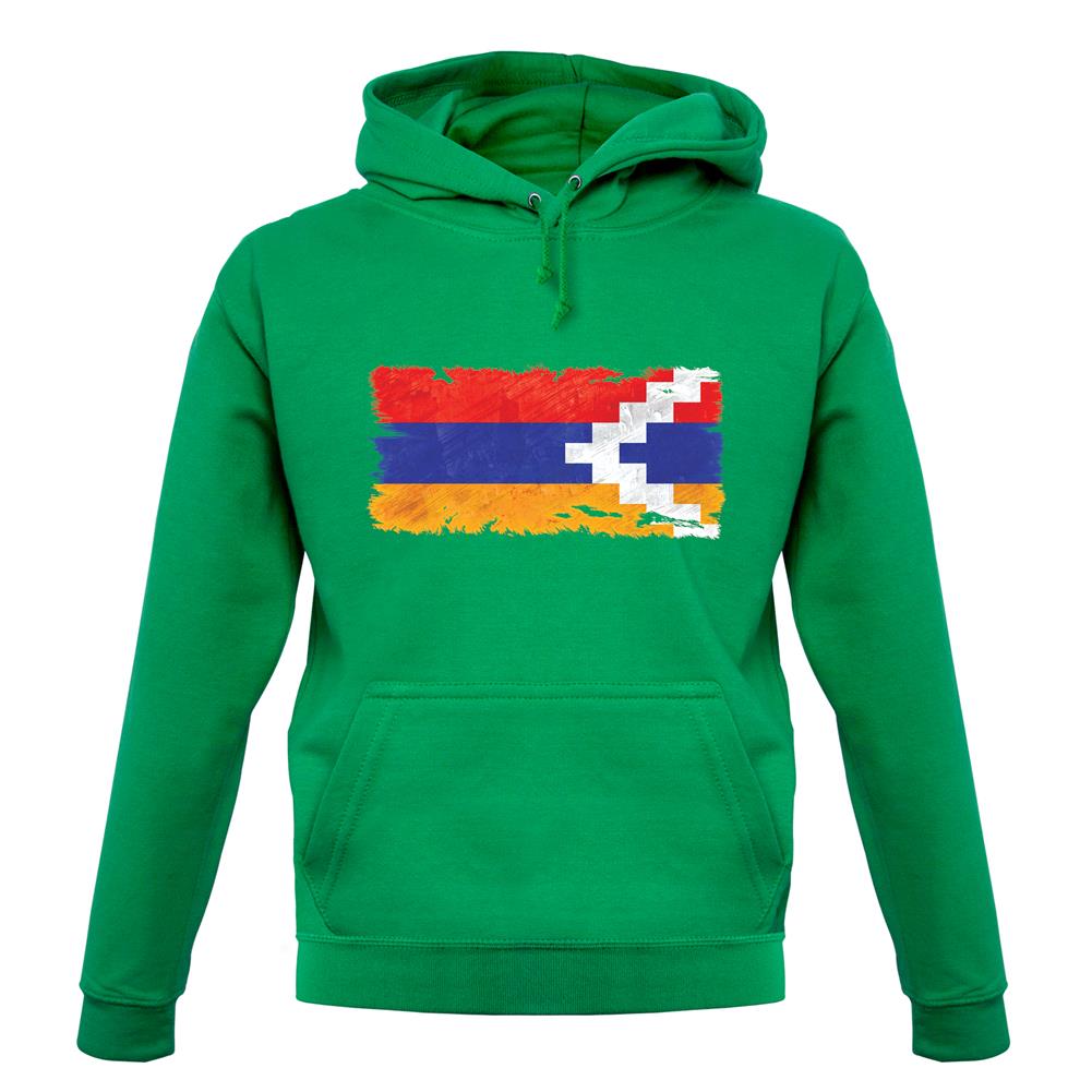 Nagorno-Karabakh Grunge Style Flag unisex hoodie