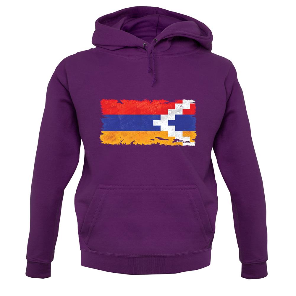 Nagorno-Karabakh Grunge Style Flag unisex hoodie