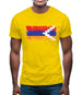 Nagorno-Karabakh Grunge Style Flag Mens T-Shirt