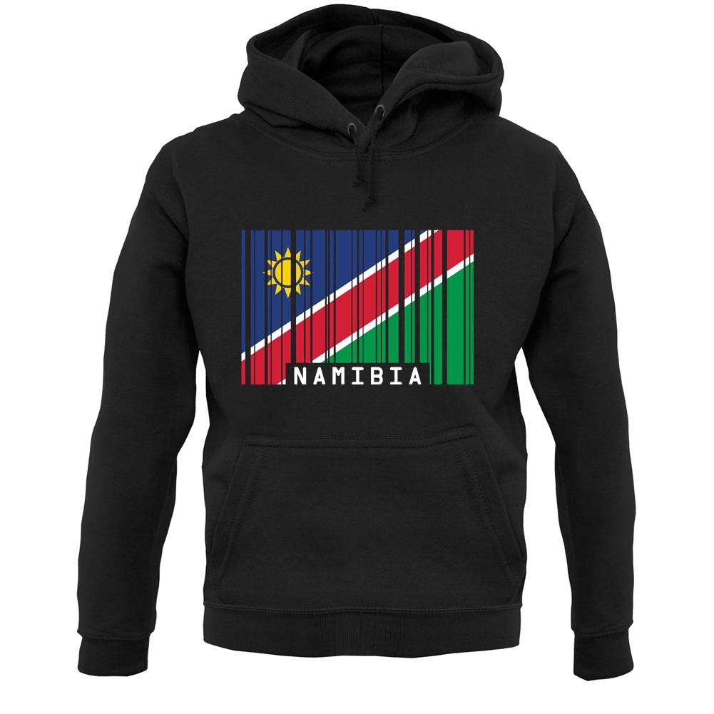 Namibia Barcode Style Flag Unisex Hoodie