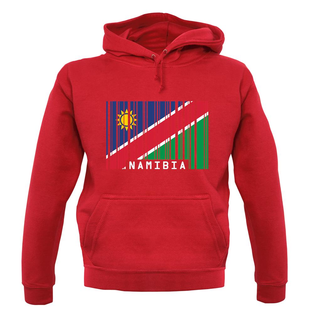 Namibia Barcode Style Flag unisex hoodie