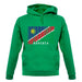 Namibia Barcode Style Flag unisex hoodie