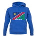 Namibia Barcode Style Flag unisex hoodie