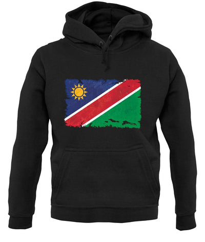 Namibia Grunge Style Flag unisex hoodie