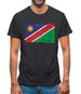 Namibia Grunge Style Flag Mens T-Shirt