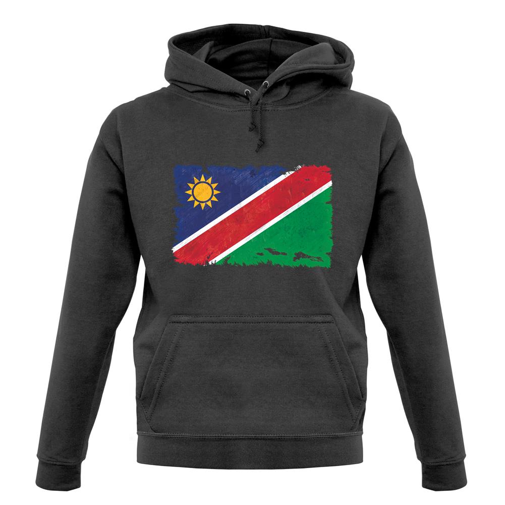 Namibia Grunge Style Flag unisex hoodie