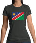 Namibia Grunge Style Flag Womens T-Shirt