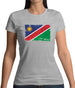 Namibia Grunge Style Flag Womens T-Shirt