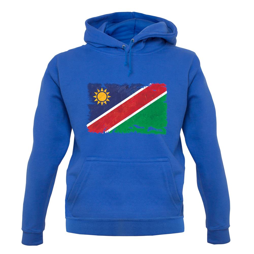 Namibia Grunge Style Flag unisex hoodie