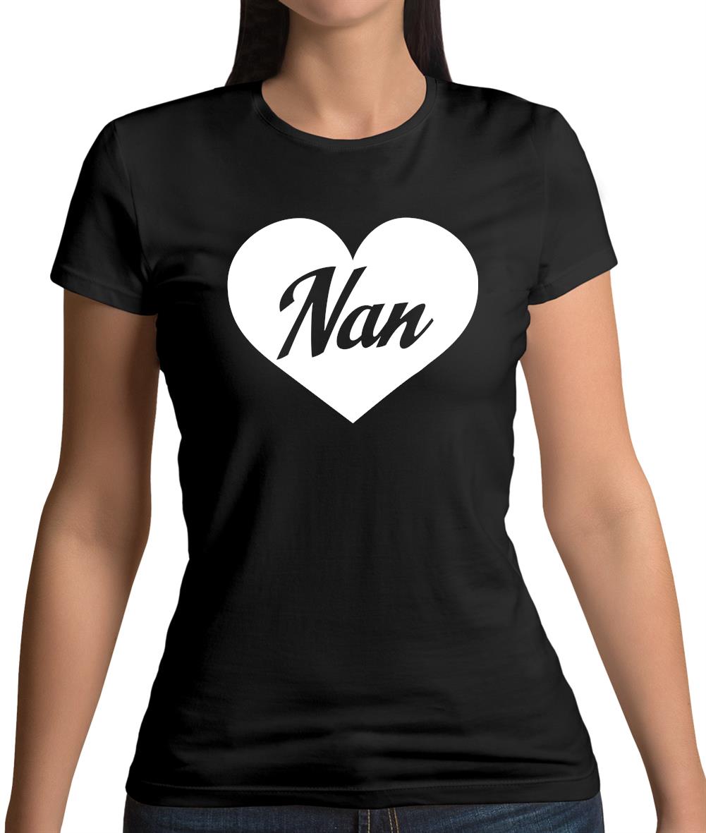 Heart Nan Womens T-Shirt