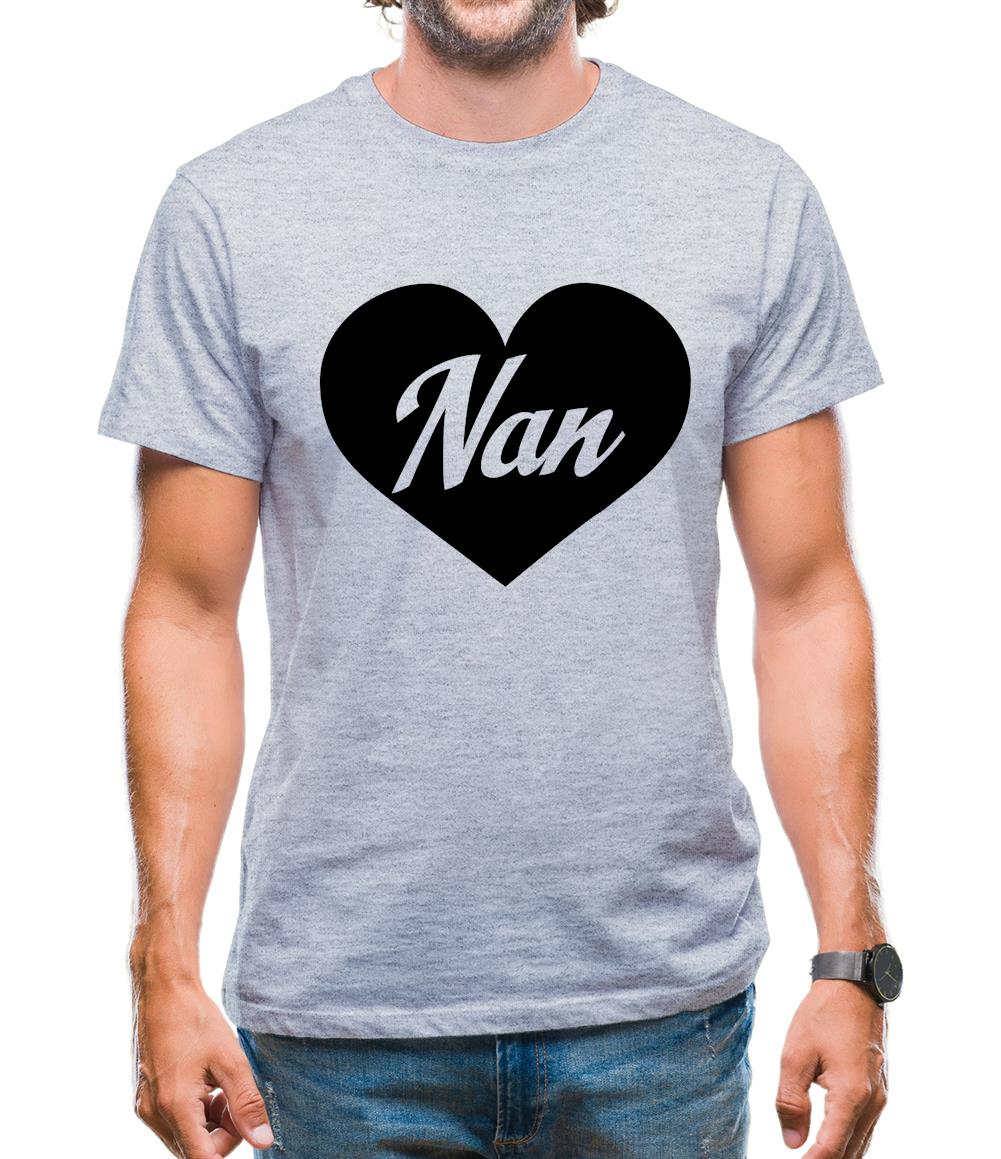 Heart Nan Mens T-Shirt