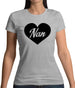 Heart Nan Womens T-Shirt
