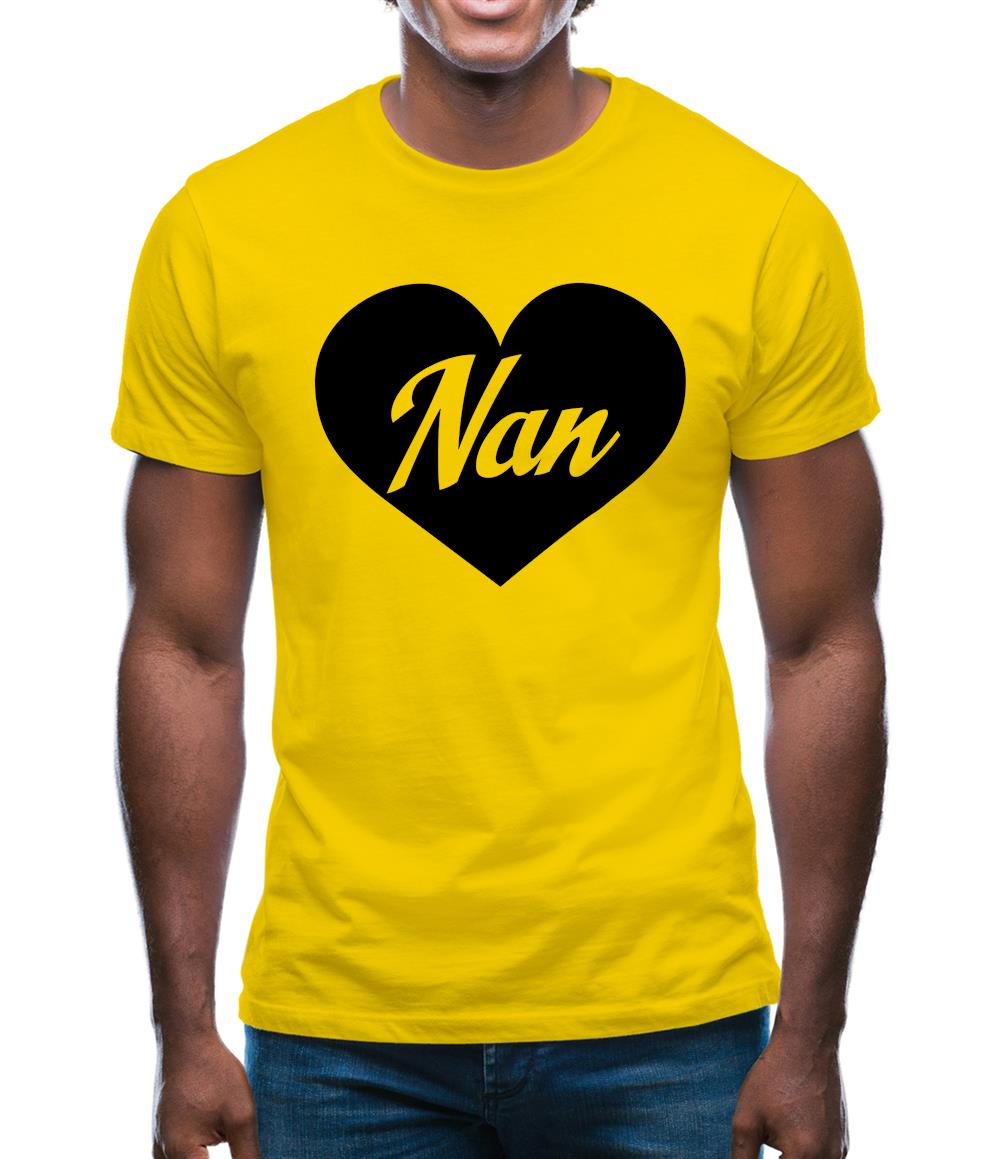 Heart Nan Mens T-Shirt