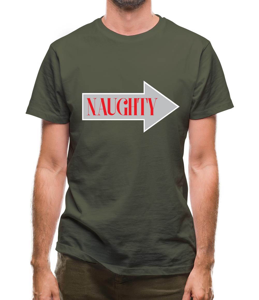 Naughty Arrow Mens T-Shirt