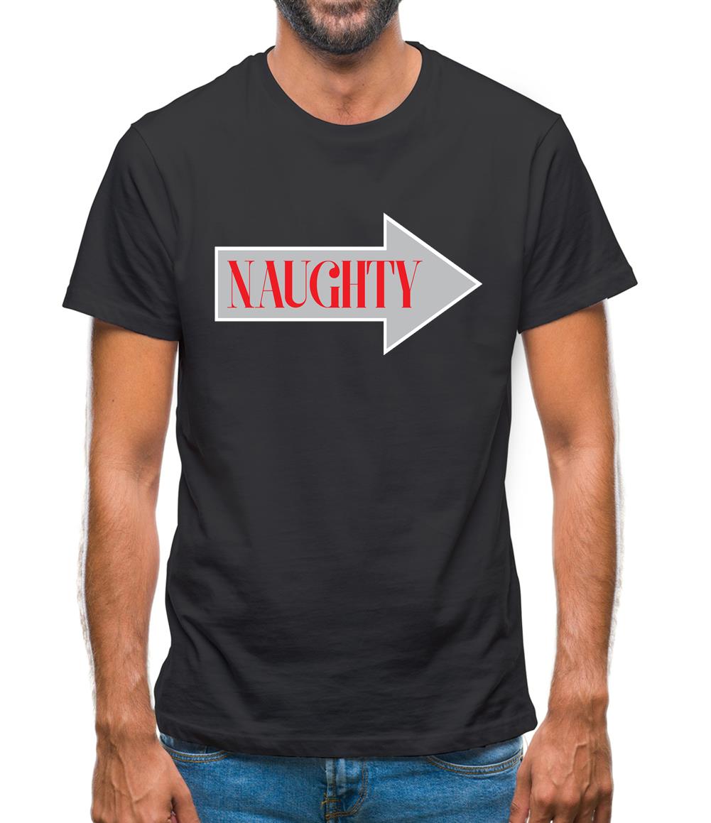 Naughty Arrow Mens T-Shirt
