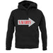 Naughty Arrow unisex hoodie