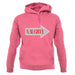 Naughty Arrow unisex hoodie