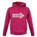 Naughty Arrow unisex hoodie