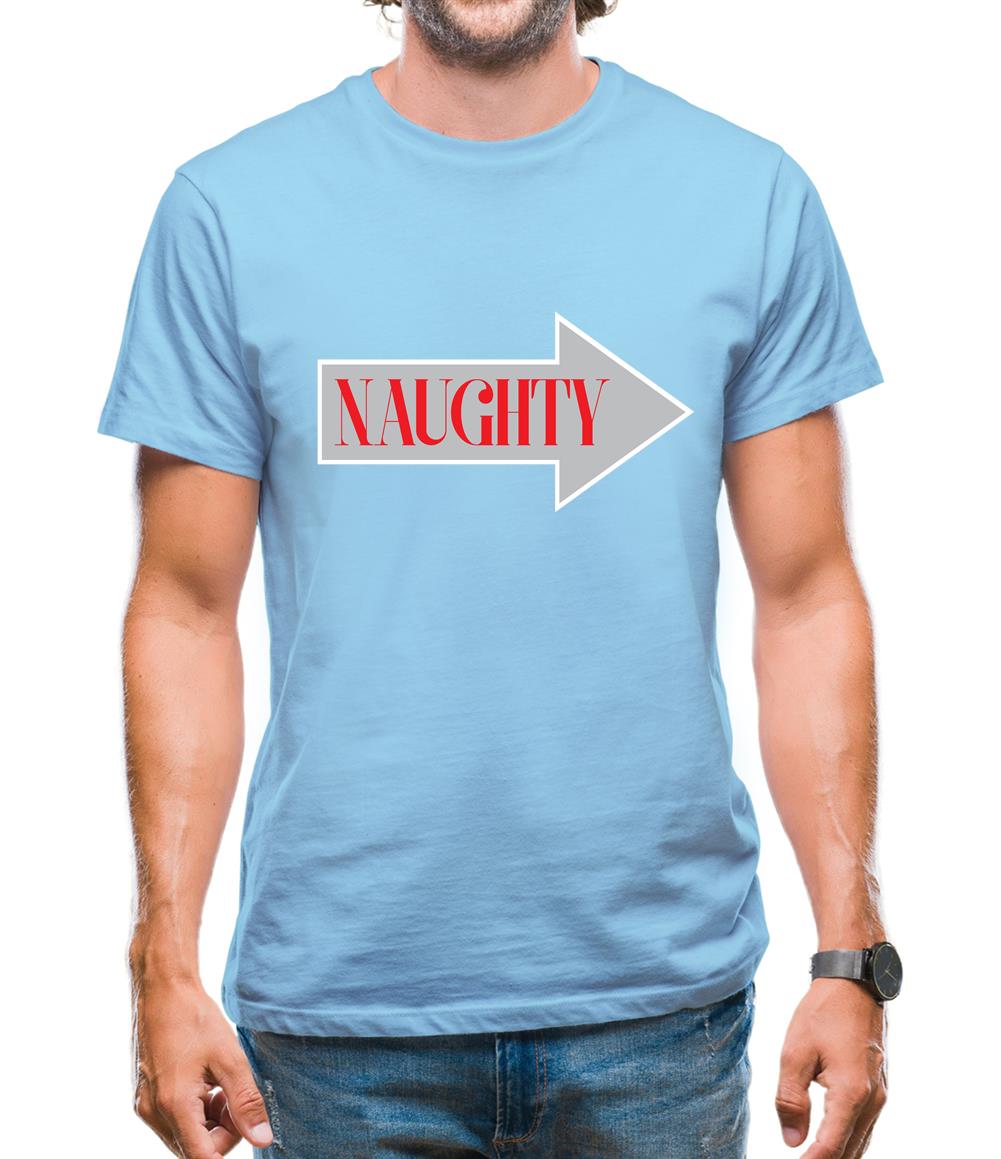 Naughty Arrow Mens T-Shirt