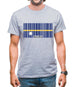 Nauru Barcode Style Flag Mens T-Shirt