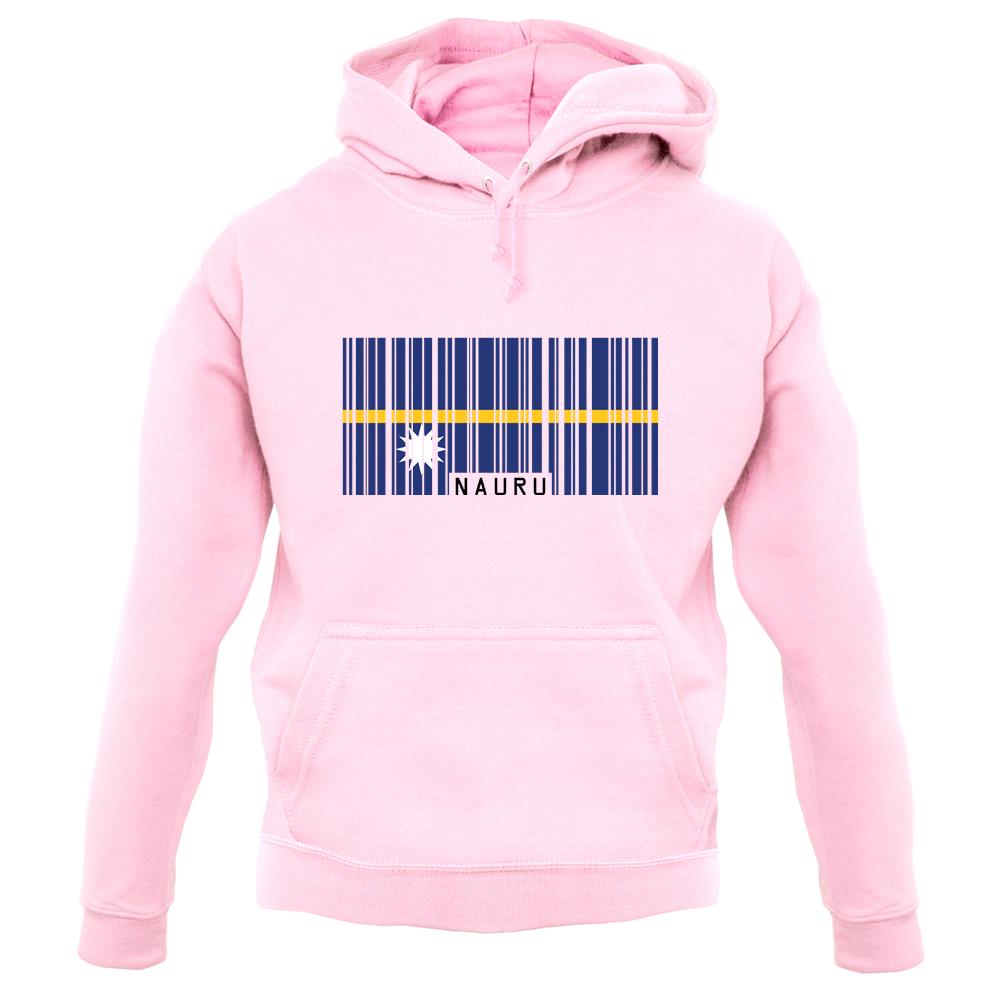Nauru Barcode Style Flag unisex hoodie