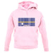 Nauru Barcode Style Flag unisex hoodie