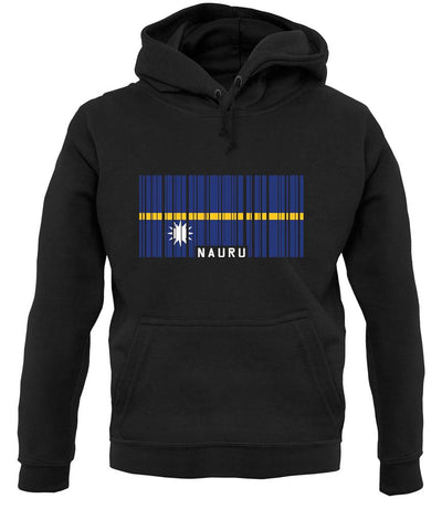 Nauru Barcode Style Flag unisex hoodie