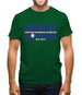 Nauru Barcode Style Flag Mens T-Shirt