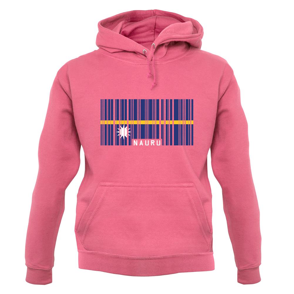 Nauru Barcode Style Flag unisex hoodie