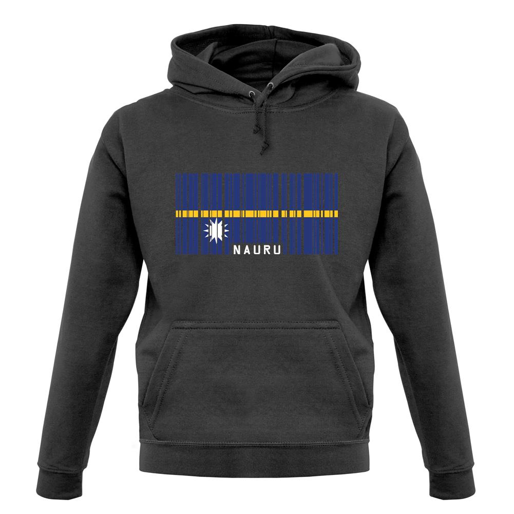 Nauru Barcode Style Flag unisex hoodie